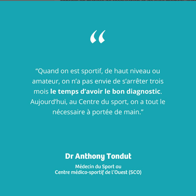 Nouvelle dimension dans le suivi médico-sportif : Le Centre Médico-Sportif de l’Ouest à la Clinique Saint-Léonard